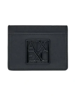 Armani Exchange Susy Credit Card Holder in Black