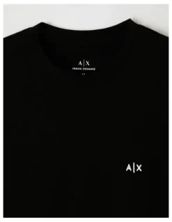 Armani Exchange Basics Chest Logo T-shirt in Black