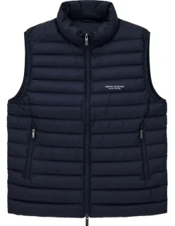 Armani Exchange Essential Down Vest in Deep Navy