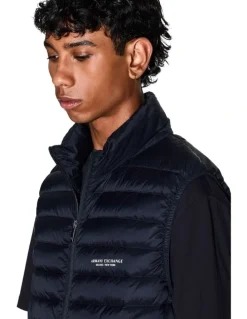 Armani Exchange Essential Down Vest in Deep Navy