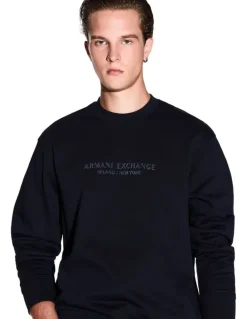 Armani Exchange Sweatshirt in Deep Navy