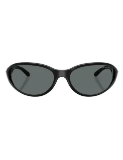 Arnette Raven Injected Polarised Sunglasses in Black
