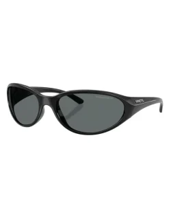 Arnette Raven Injected Polarised Sunglasses in Black