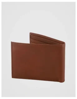 Basque Bifold Leather Wallet With Coin Purse Tan Wallet Tan
