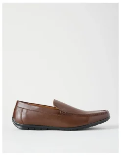 Basque Colt Leather Moccasin in Tan