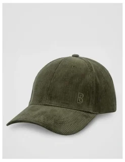 Basque Corduroy Cap Hat Olive