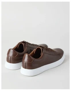 Basque Fox Leather Sneaker in Tan