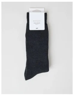 Basque Full Terry Bamboo Boot Socks in Nine Iron