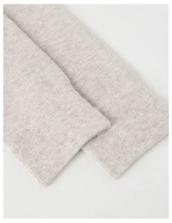 Basque Merino Wool Blend Socks in Oat