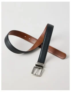 Basque Reversible Belt Black/Tan Belt Black/Tan