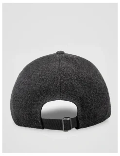 Basque Textured Cap Hat Charcoal