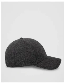 Basque Textured Cap Hat Charcoal