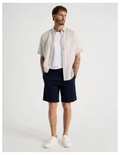 Basque Chino Shorts in Navy