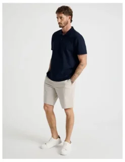 Basque Chino Shorts in Silver Grey