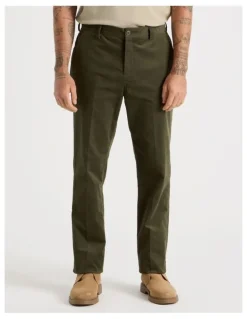 Basque Corduroy Pants in Olive
