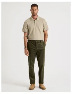 Basque Corduroy Pants in Olive