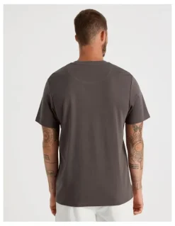 Basque Crew Neck T-Shirt in Brown