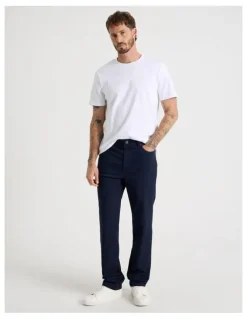 Basque Crew Neck T-Shirt in White