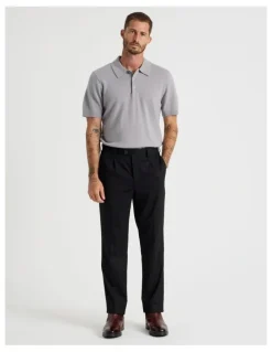 Basque Cuffed Pants in Black