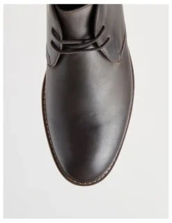 Basque Denver Leather Chukka Boot Chocolate