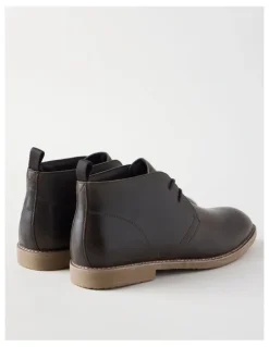 Basque Denver Leather Chukka Boot Chocolate
