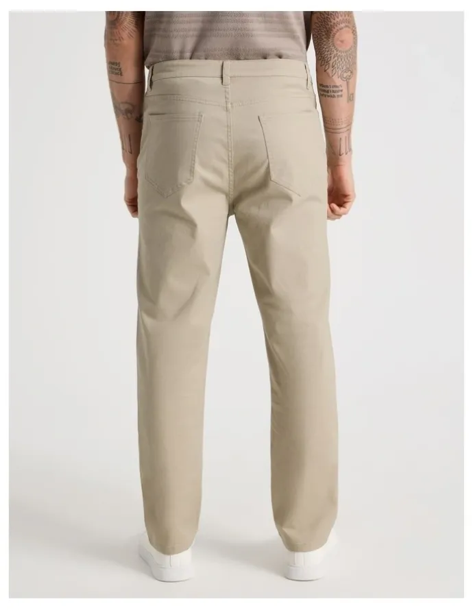 Basque Five Pocket Casual Pant in Sand