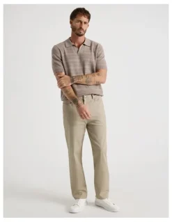 Basque Five Pocket Casual Pant in Sand