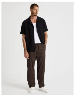 Basque Rugby Jogger Pant in Brown