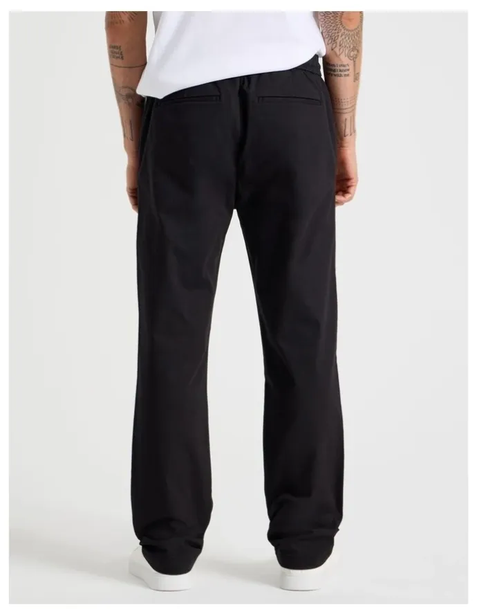 Basque Rugby Jogger Pants in Black