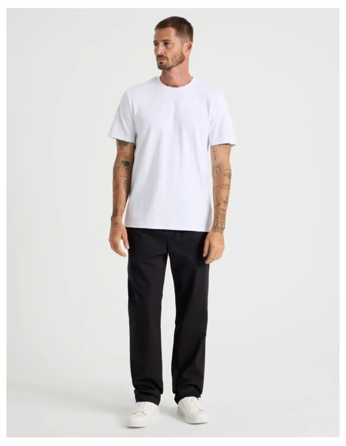 Basque Rugby Jogger Pants in Black