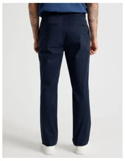 Basque Straight Leg Chino Pant in Navy