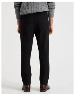 Basque Tech Twill Five Pocket Pants in Black