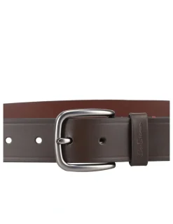 Ben Sherman Casual Belt in Dark Brown