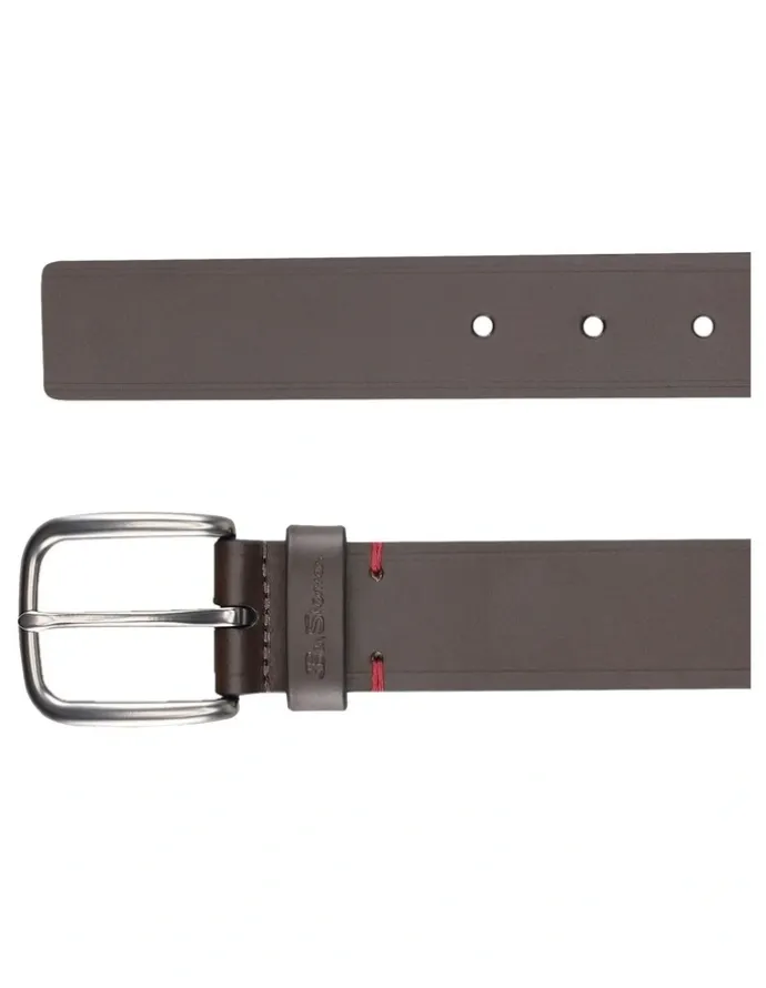 Ben Sherman Casual Belt in Dark Brown
