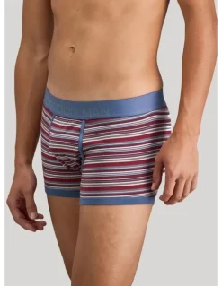 Bendon Man Bold Stripe Mens Trunk in Indigo/Fig Stripe