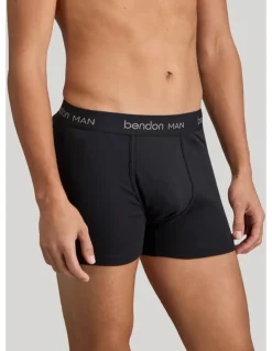 Bendon Man Cotton Classics Mens Trunk in Black