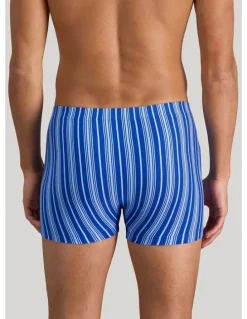 Bendon Man Cotton Stretch Mens Trunk in Surf The Web Stripe