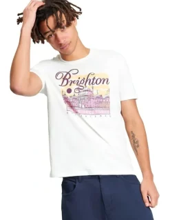 Ben Sherman Hidden Treasures Tee in Ivory