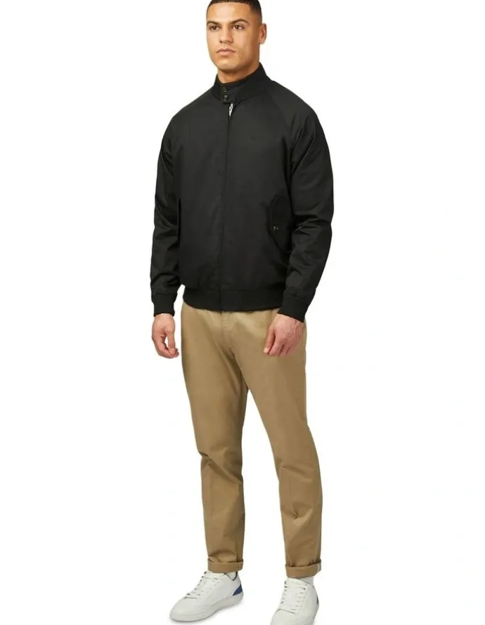 Ben Sherman Signature Harrington in Black