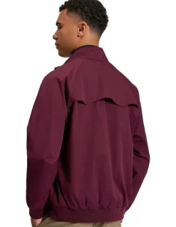 Ben Sherman Signature Harrington Jacket in Dark Wine