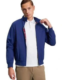 Ben Sherman Signature Harrington Jacket in Persian Blue