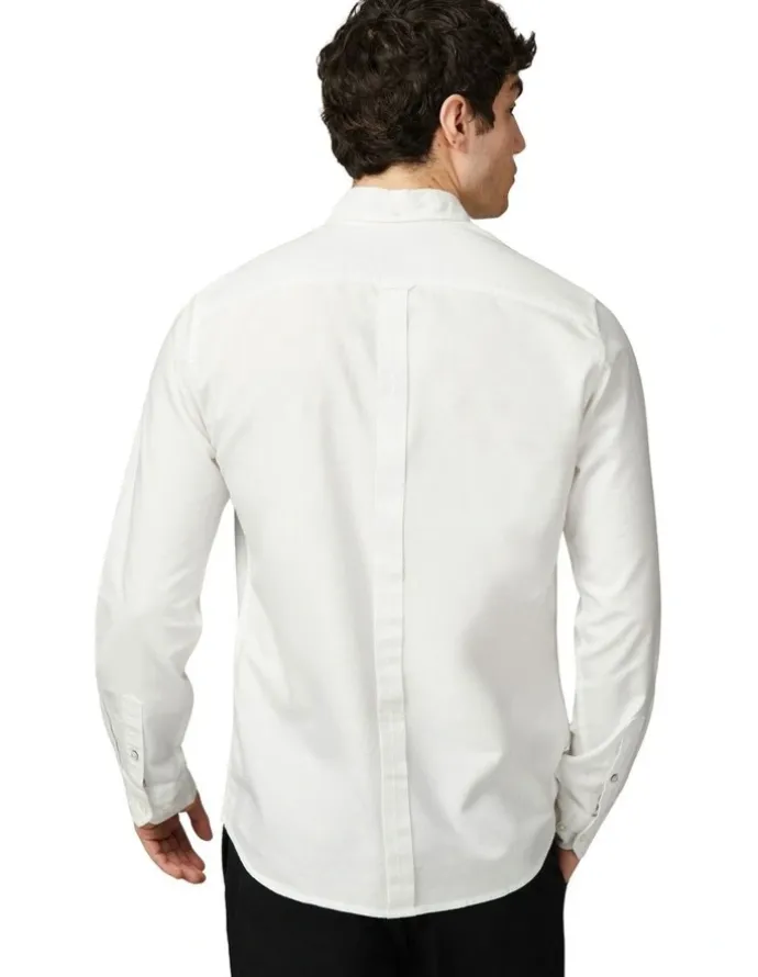 Ben Sherman Signature Oxford Long Sleeve Shirt in White