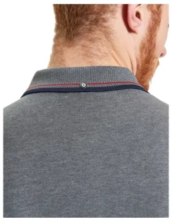 Ben Sherman Signature Pique Polo Shirt in Charcoal