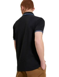 Ben Sherman Signature Pique Polo in Black