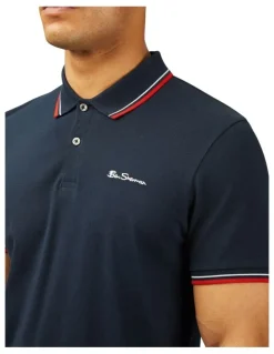 Ben Sherman Signature Pique Polo in Dark Navy