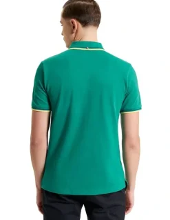 Ben Sherman Signature Pique Polo in Bright Green