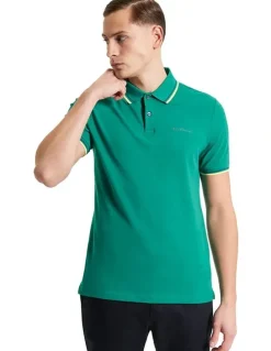 Ben Sherman Signature Pique Polo in Bright Green