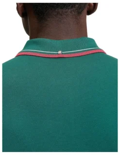 Ben Sherman Signature Pique Polo in Dark Green