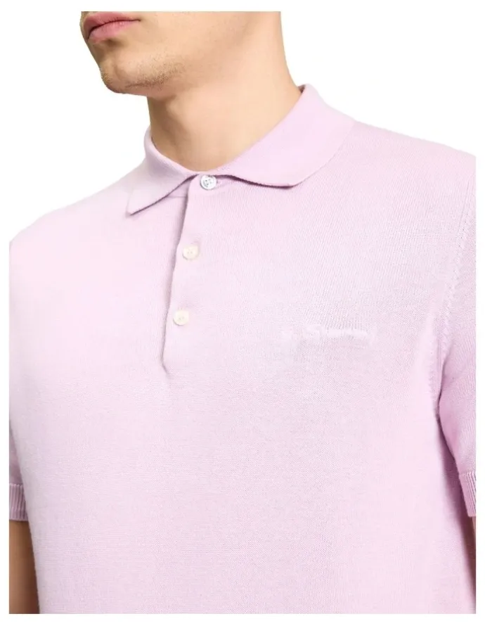 Ben Sherman Signature Short Sleeve Polo in Lilac