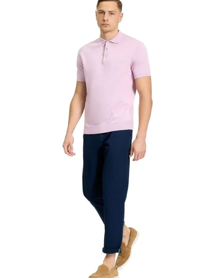 Ben Sherman Signature Short Sleeve Polo in Lilac